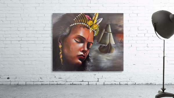 KRISHNA  MODERN ART Wall Preview