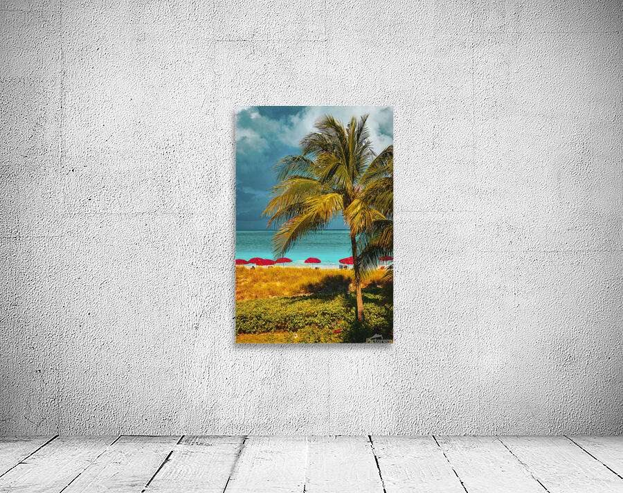 Beautiful Rustic Beach View Vibes Wall Preview