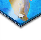baleine en or Acrylic print
