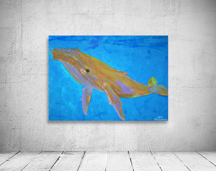 baleine en or Wall Preview