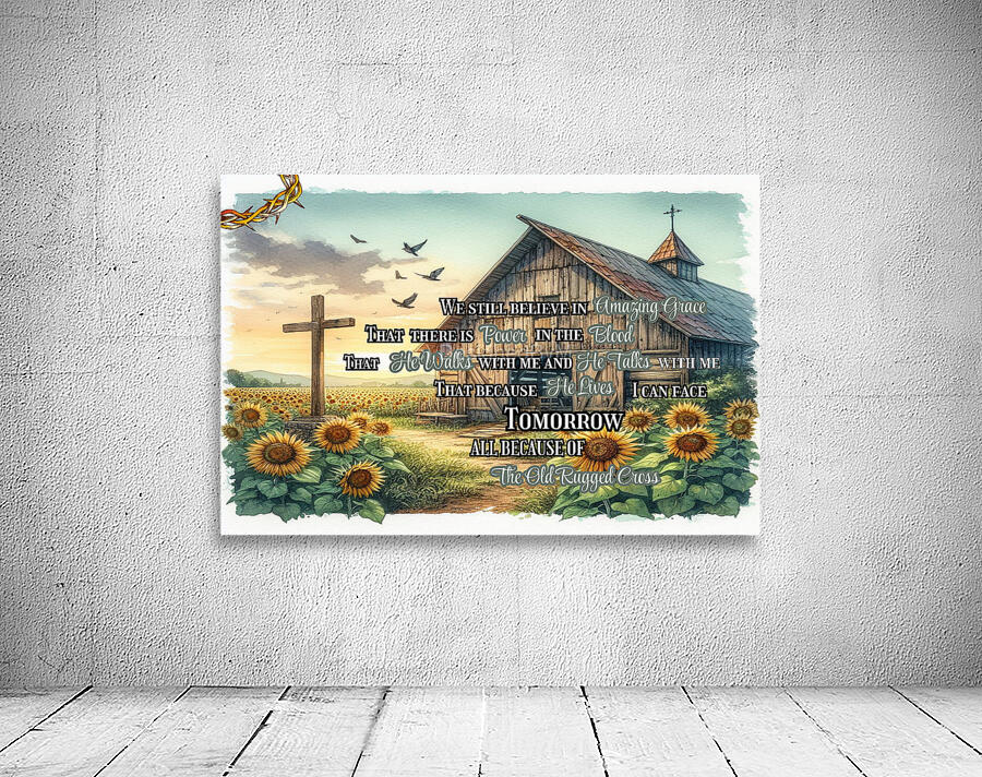 Christian Canvas Print I Still Believe in Amazing Grace Scripture Wall Decor Gift Wall Preview