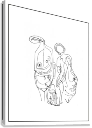 Familia Canvas Print