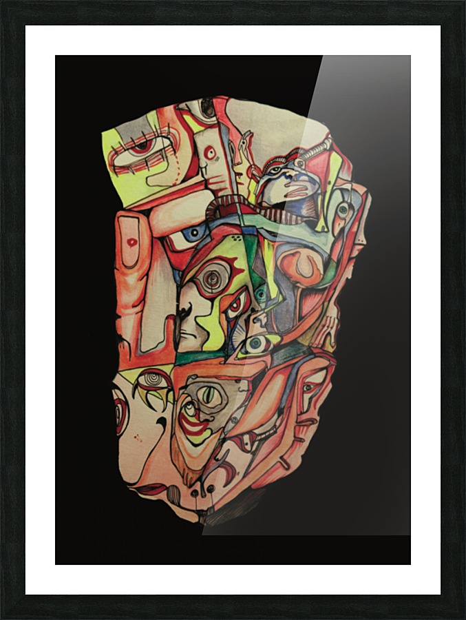 caos Picture Frame print