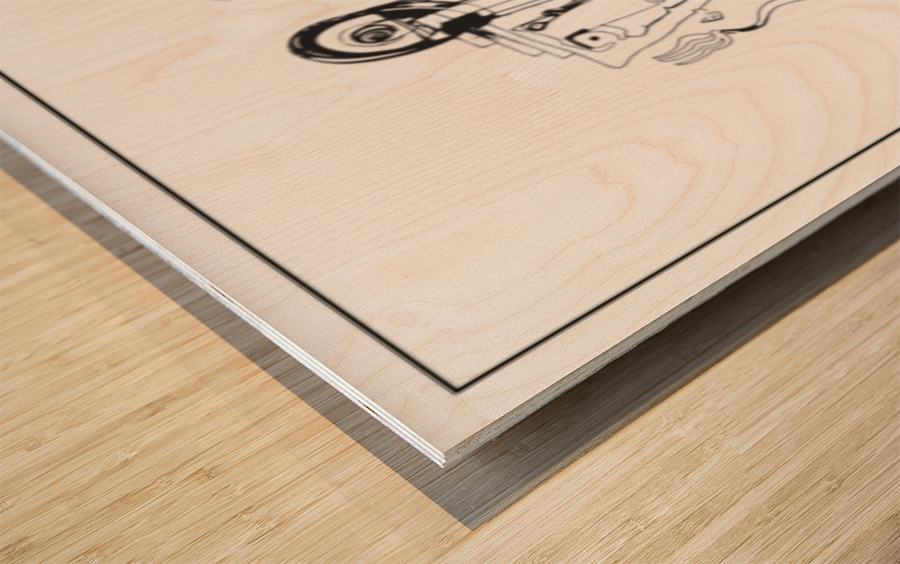 Nosotros Wood print