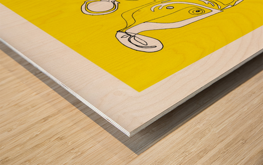 d 1 Wood print