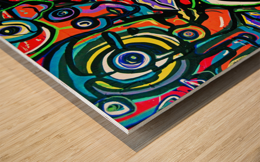 Becoming Wood print