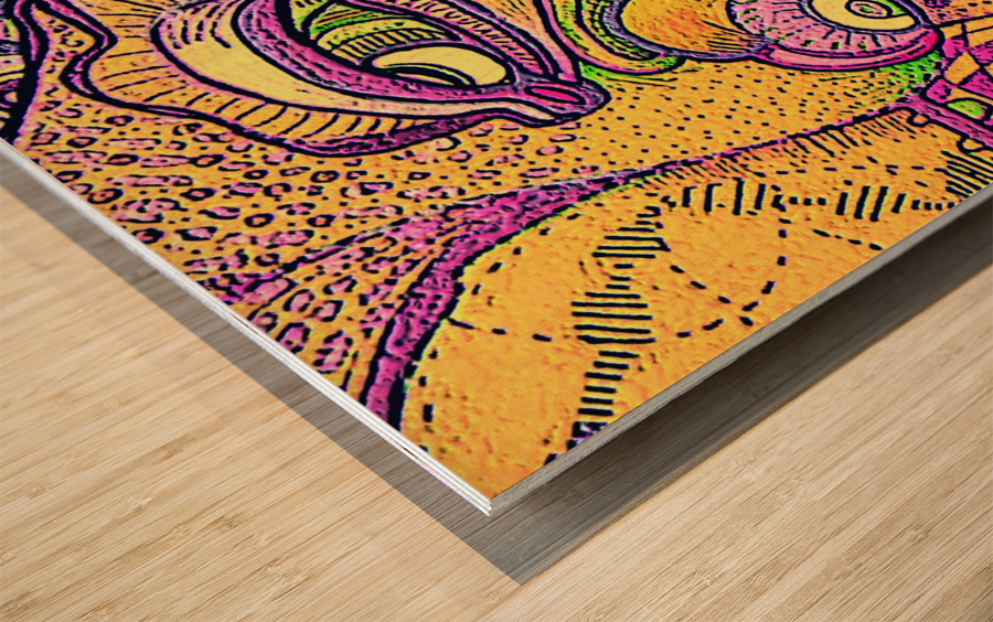 Loba Wood print