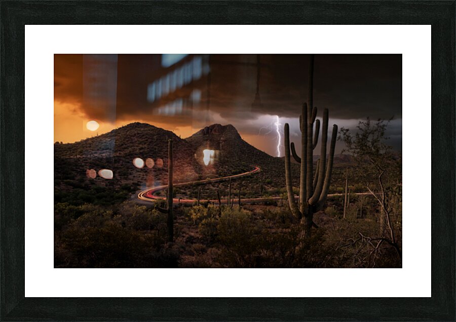 0004 STORMS GREG JOHNSON Picture Frame print