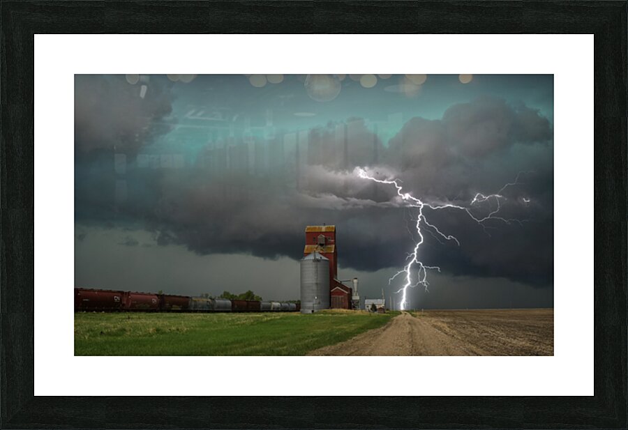 0018 STORMS GREG JOHNSON Picture Frame print