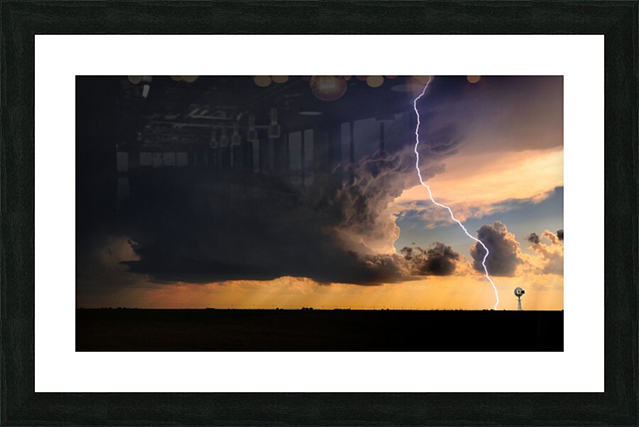 0032 STORMS GREG JOHNSON Picture Frame print