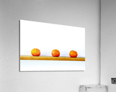 Three Oranges on a Shelf Acrylic Print
