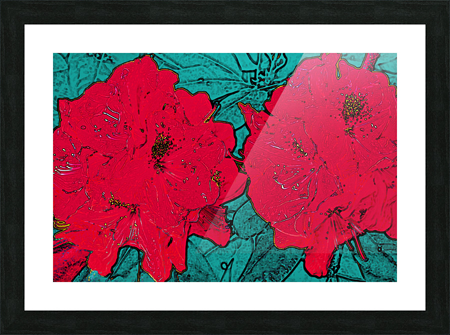 Azaleas - The Lovers Picture Frame print
