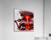 Jealousy love fire volcano. Acrylic Print