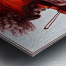 Jealousy love fire volcano. Metal print