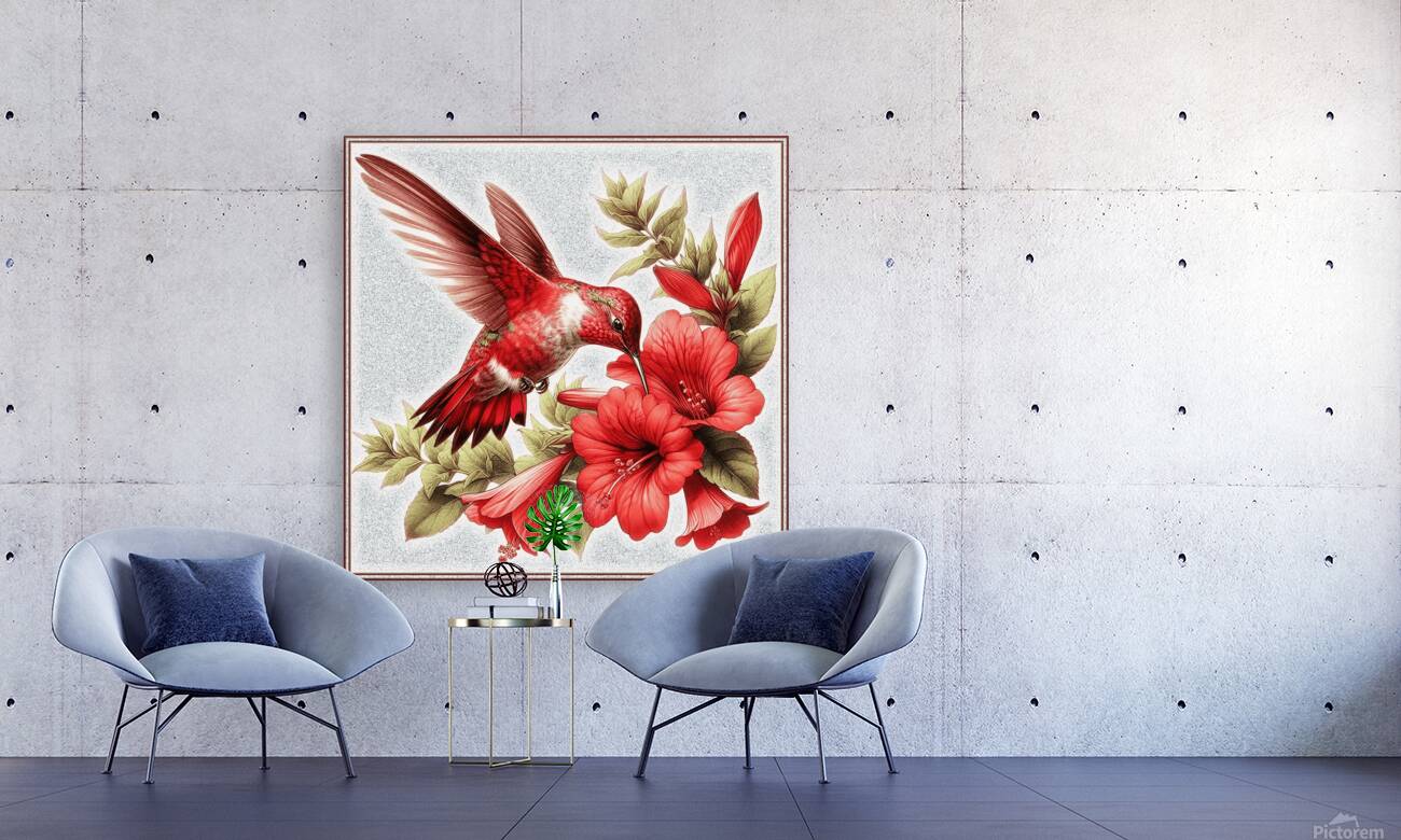 Birds sky tenderness height. Reproduction