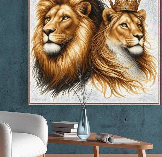 Lion strength power might kingdom. by Andrei Maevsky