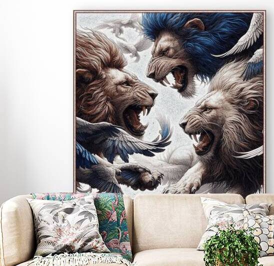Lion strength power might kingdom. by Andrei Maevsky