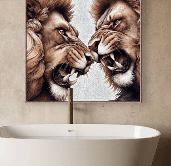 Lion strength power might kingdom. by Andrei Maevsky