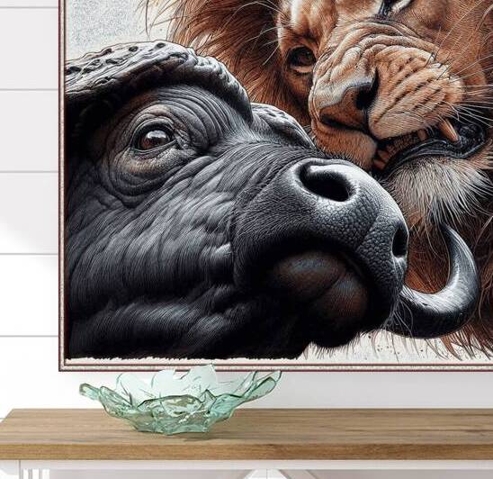 Lion strength power might kingdom. by Andrei Maevsky