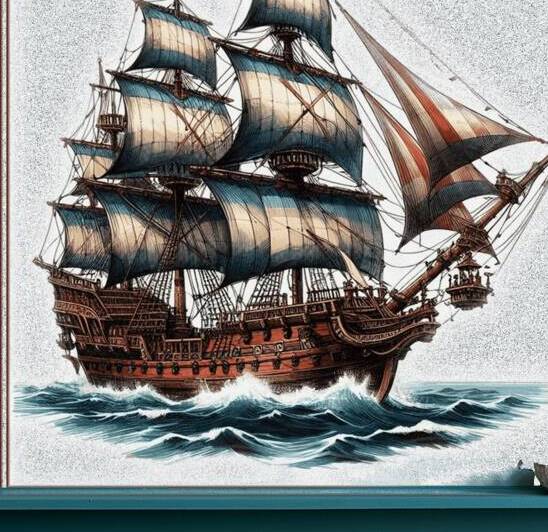 Ship sea sails sailboat by Andrei Maevsky