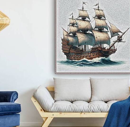 Ship sea sails sailboat by Andrei Maevsky