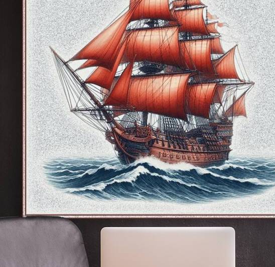 Ship sea sails sailboat by Andrei Maevsky