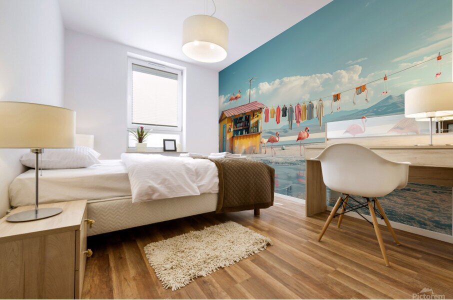 Hang Out Place Mural print