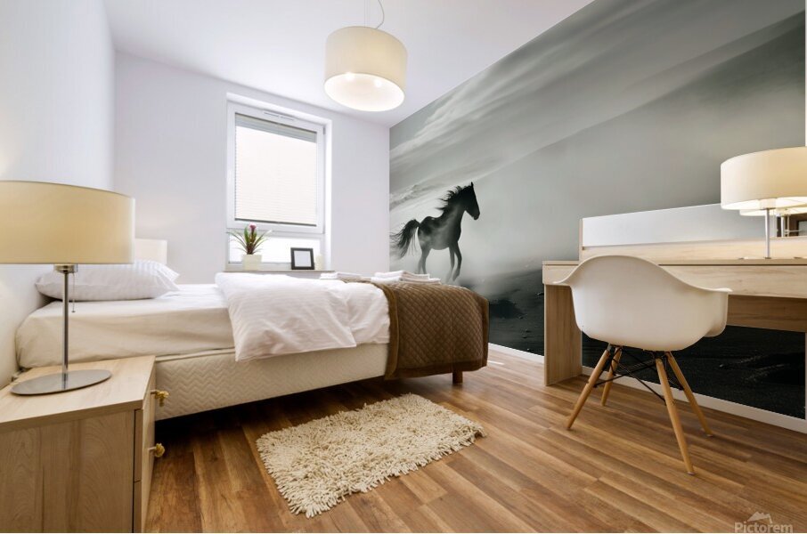 Run Free  Mural print