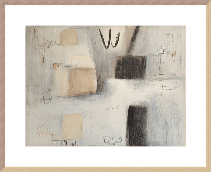 Around The Block Picture Frame print