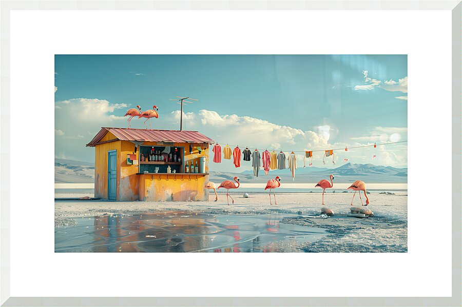 Hang Out Place Picture Frame print
