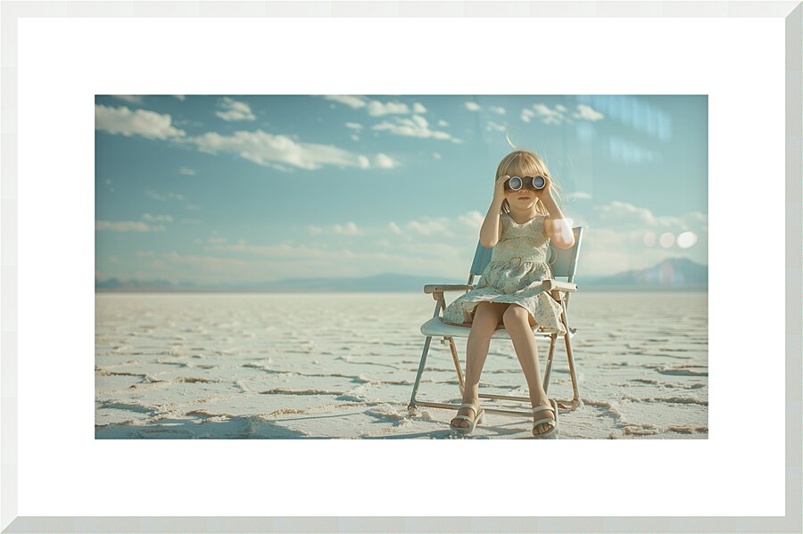 Someone is Watching  Picture Frame print