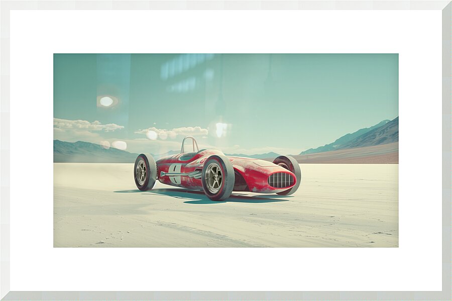 Race Machine Picture Frame print