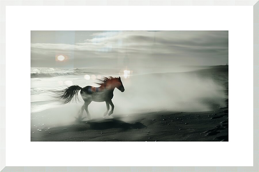 Run Free  Picture Frame print