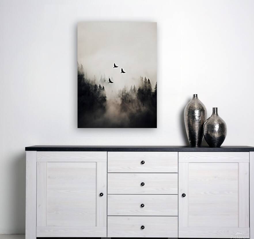 Flying Over -  3:4 ratio Reproduction