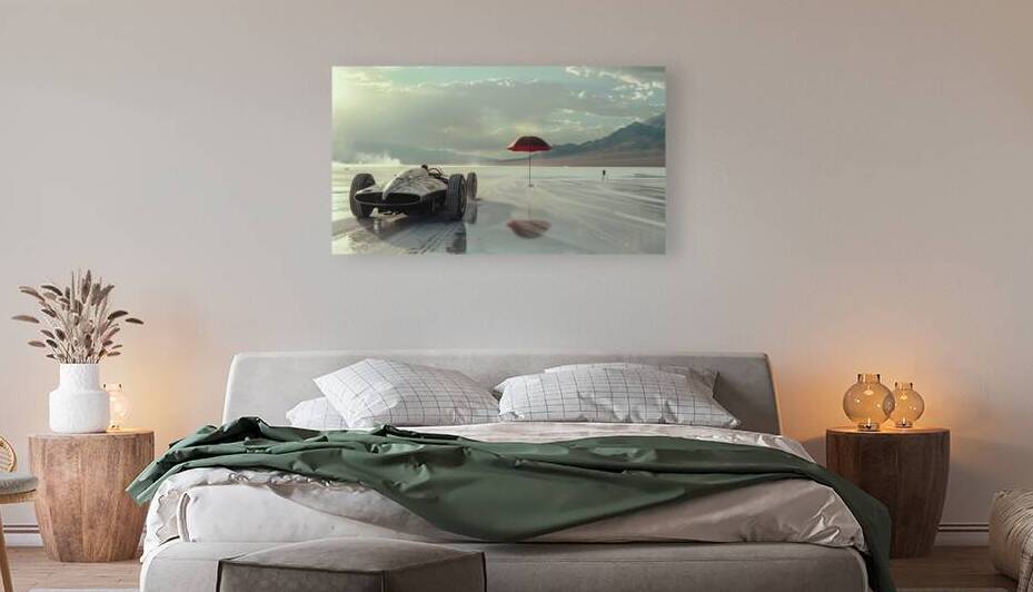 Red Umbrella Bonneville  by EXSACC Artistic Findings