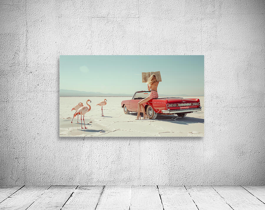 Red Convertible Wall Preview