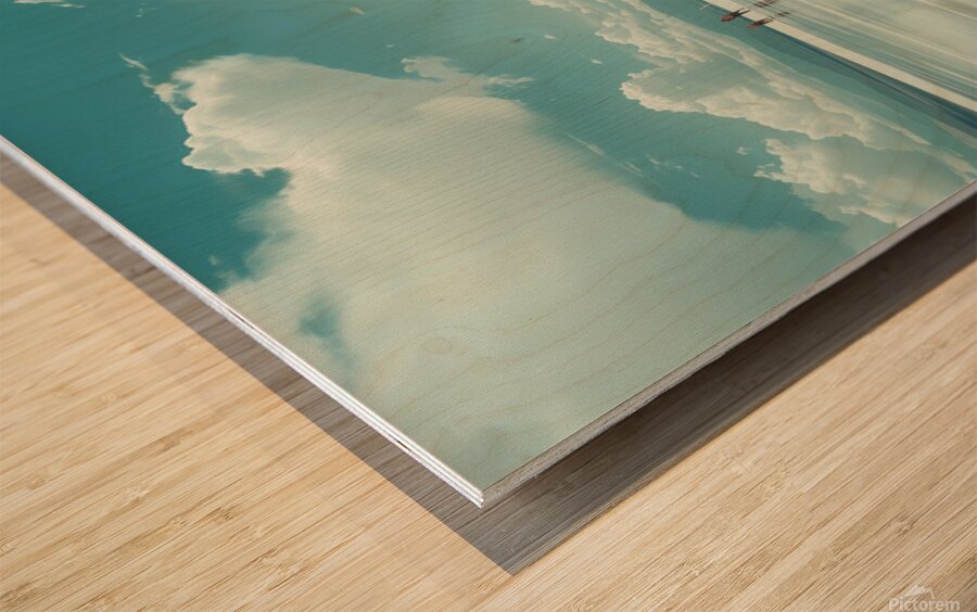 Bonneville Girlfriend  Wood print