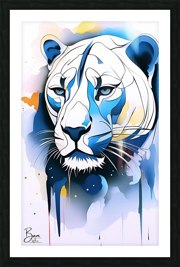 Panther Picture Frame print