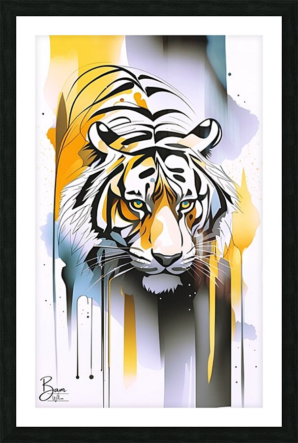 Tiger Picture Frame print