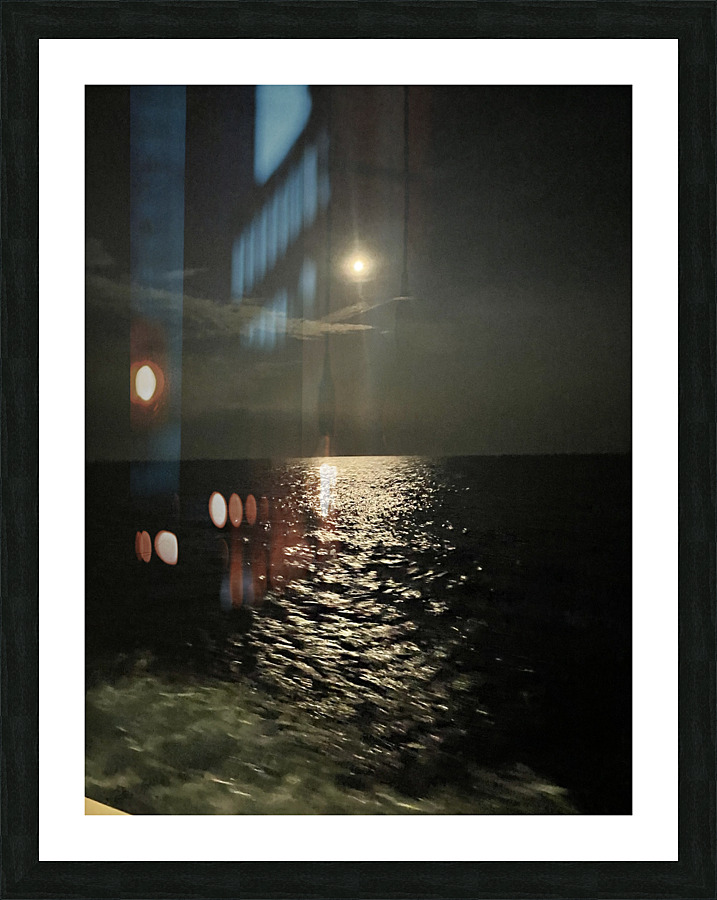 Night cruise Picture Frame print
