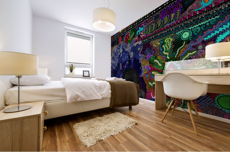 Congolese Mural print