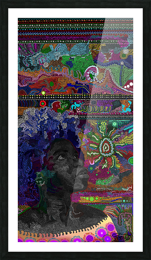 Congolese Picture Frame print