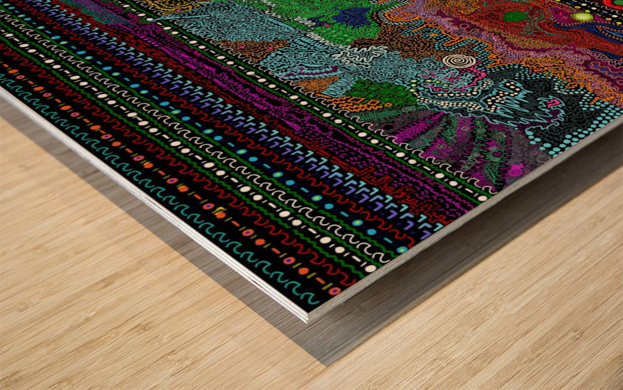 Congolese Wood print