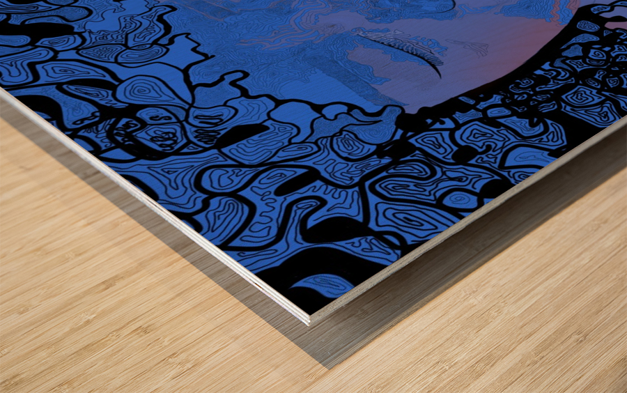 Music Wood print