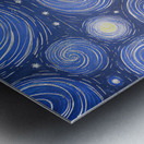 Celestial Dreams – A Journey Through the Night Sky Metal print