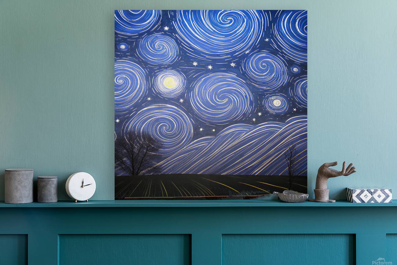 Celestial Dreams – A Journey Through the Night Sky Reproduction