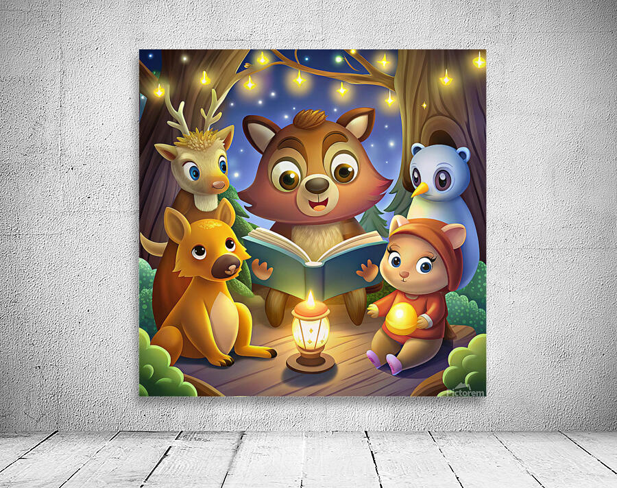 Enchanted Forest Storytime Wall Preview