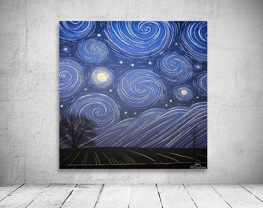 Celestial Dreams – A Journey Through the Night Sky Wall Preview