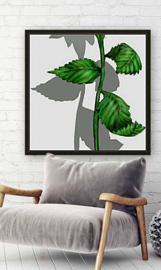 A Rose 3-D Floating Wall Decor Decal by Game Changer Graphics LLC