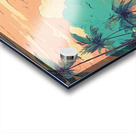 Boho Beach Aesthetic | Handcrafted Tropical Art Acrylic print